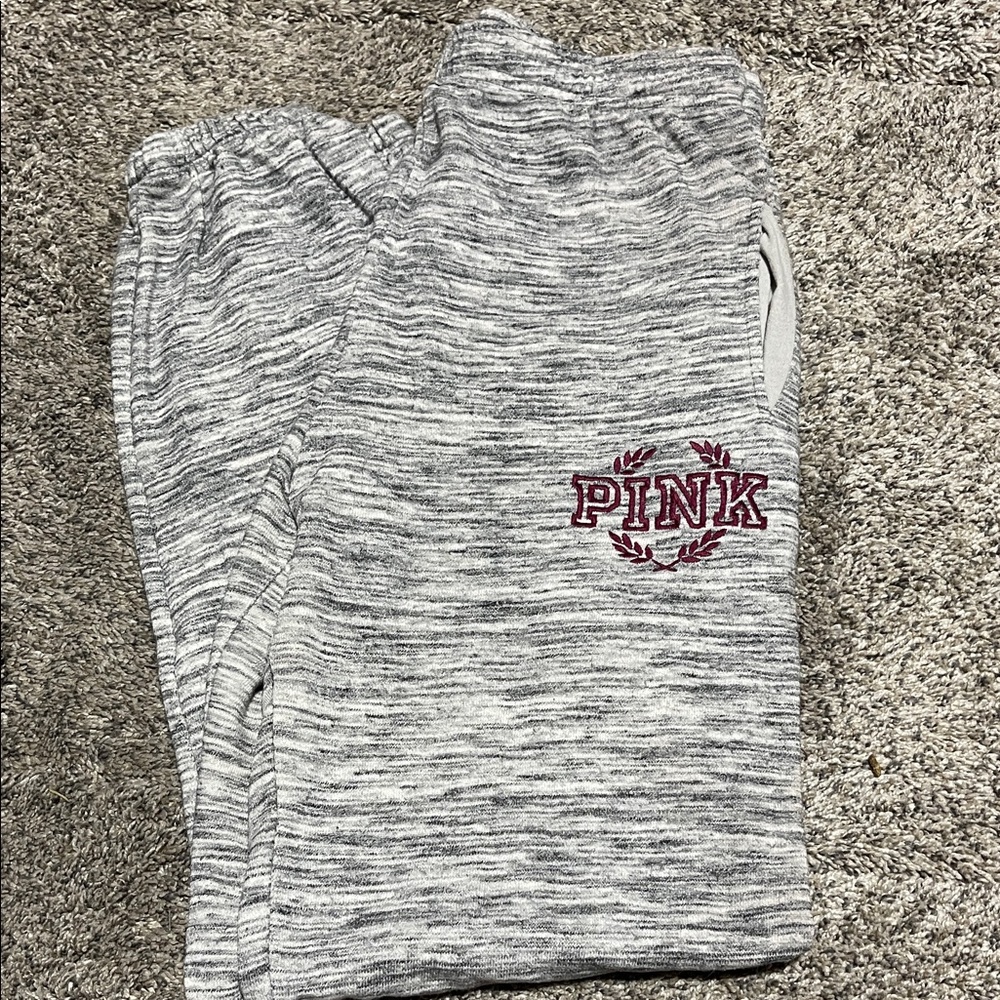 PINK Victoria's Secret Men's Heathered Gray Sweater